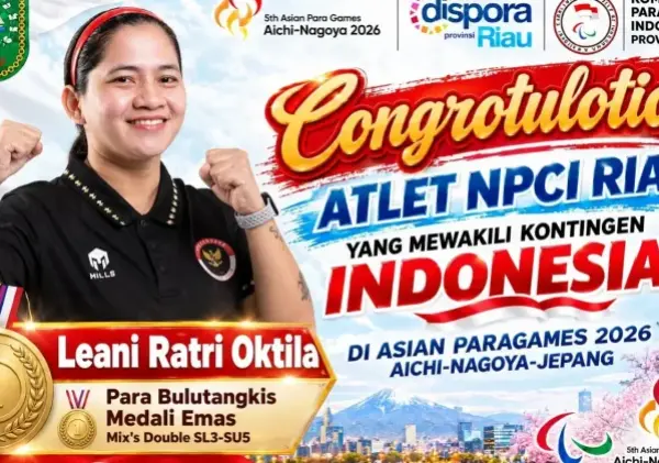 Atlet Paralimpik Riau Sumbang 3 Emas di ASEAN Para Games 2026