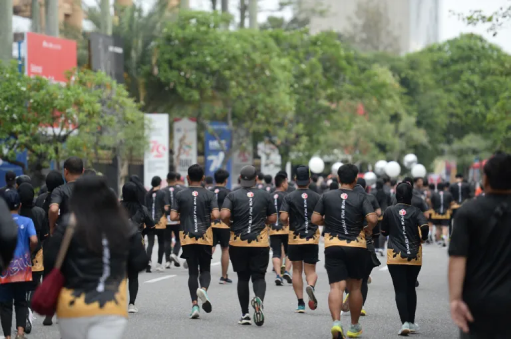 Bawaslu Pekanbaru Ajak Masyarakat Sukseskan Pilkada Lewat Fun Run