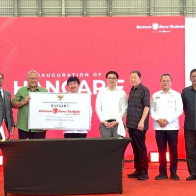 Dirjen Perhubungan Udara Resmikan Hanggar F Batam Aero Technic