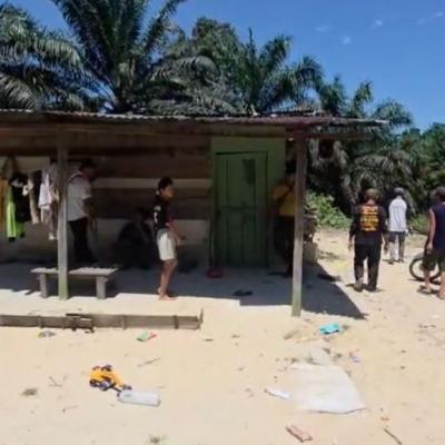 Gajah Liar Satroni Rumah Warga, Seorang Bocah Dilarikan ke RSUD Arifin Achmad