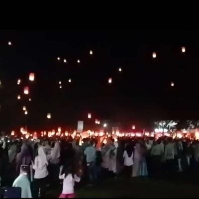 Semarak Malam Resepsi HUT RI di Natuna, Dari Pentas Seni Hingga Pelepasan Seribu Lampion