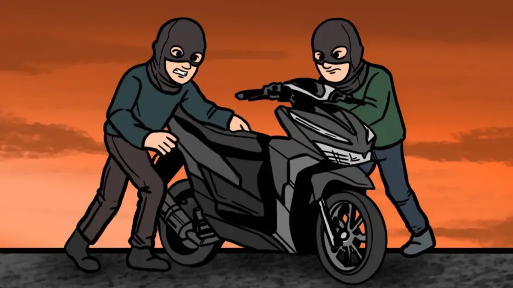 Ayah Tiri dan Anak Kompak Curi Motor di Batam, Aksi Terbongkar Berkat CCTV