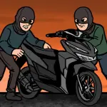 Ayah Tiri dan Anak Kompak Curi Motor di Batam, Aksi Terbongkar Berkat CCTV