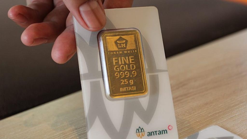 Harga Emas Antam Hari Ini Turun Lagi, Sentuh Level Rp1,88 Juta per Gram