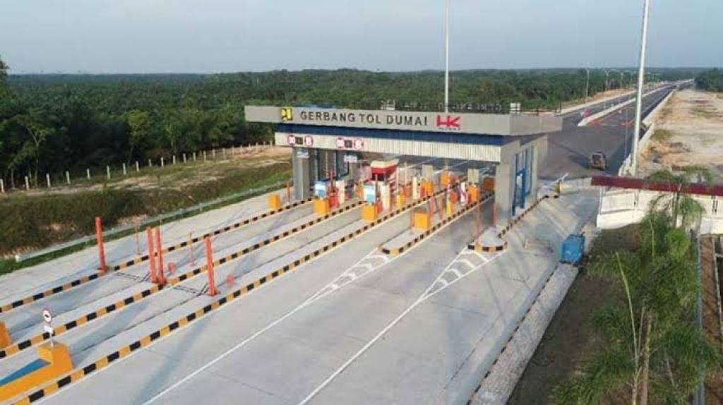 Libur Nataru 2024/2025, Kendaraan Melintas di Tol Riau Melonjak