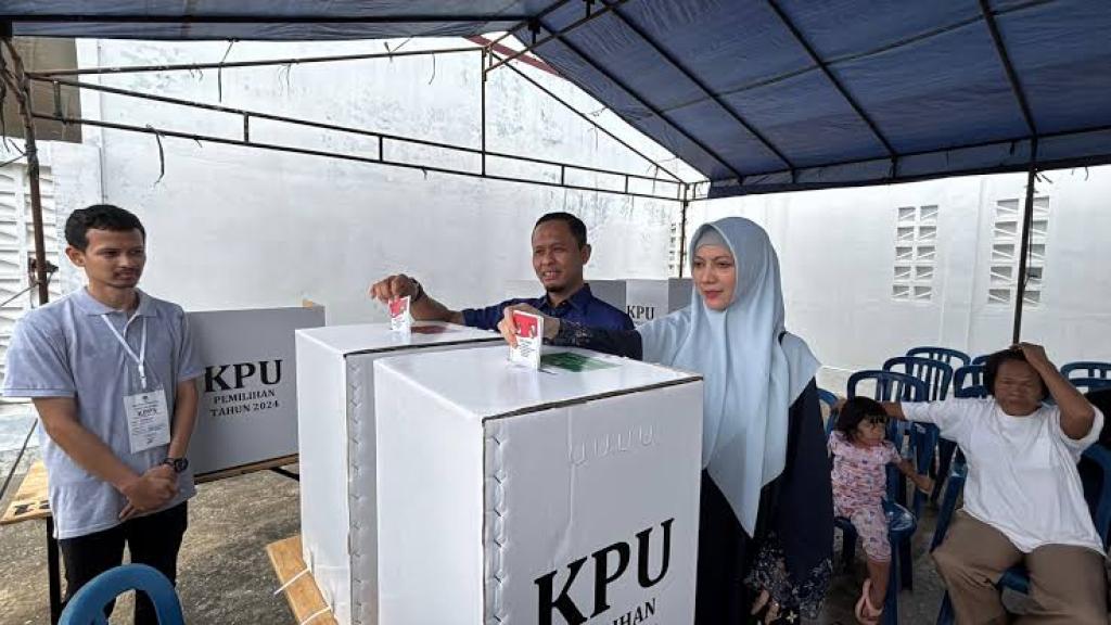 Agung Nugroho Gunakan Hak Pilih di Pilkada Pekanbaru 2024, Berharap Jadi Pemimpin Amanah