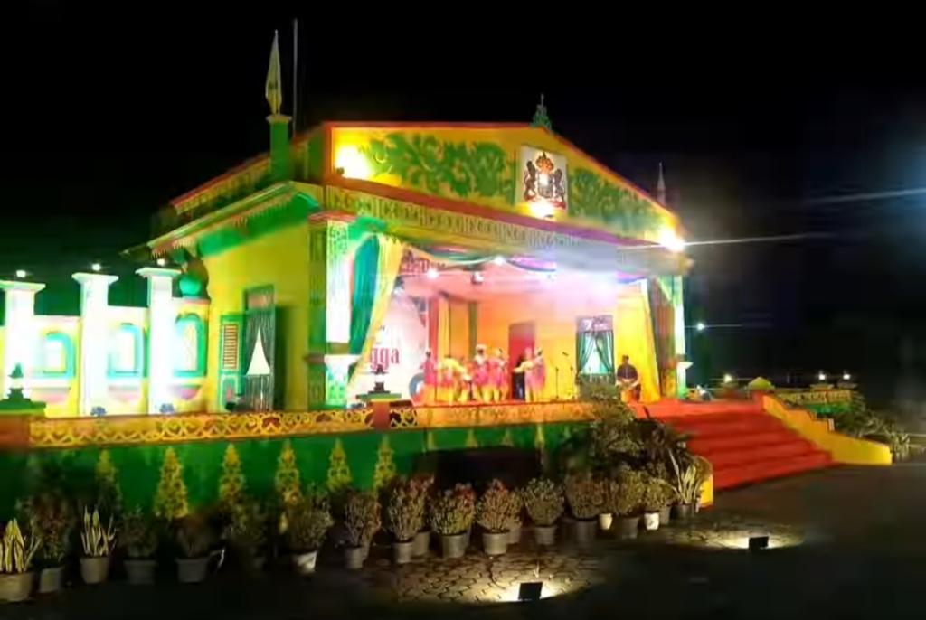 Peringati HUT ke-21, Pemkab Lingga Gelar Kenduri Doa dan Tradisi Makan Sehidang