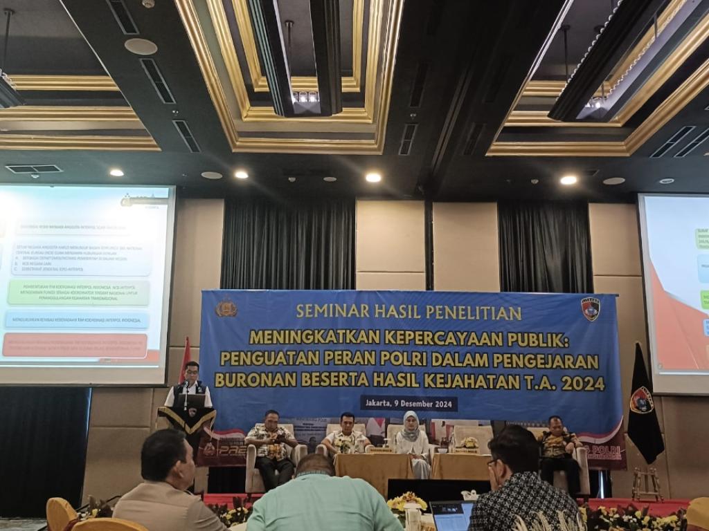 Seminar Puslitbang Polri, Ketum PWI Hendry Ch Bangun Sebut Peran Media Krusial untuk DPO dan DPB