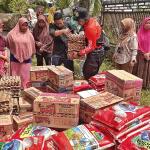 Injourney Airport Peduli, Salurkan Bantuan ke Warga Terdampak Banjir di Rumbai Timur Pekanbaru