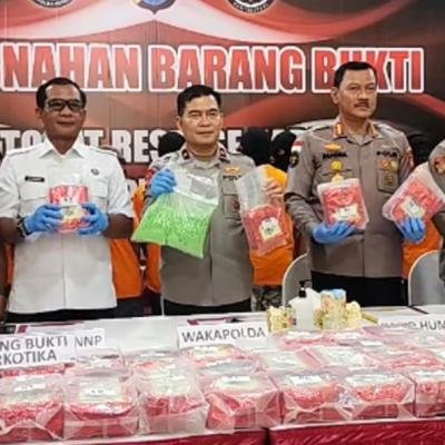Polda Kepri Musnahkan 96,2 Kilogram Sabu dan 3.970 Butir Ekstasi
