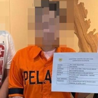 Bea Cukai Batam Gagalkan Penyelundupan 3 Kilogram Sabu, 2 Kurir Ditangkap