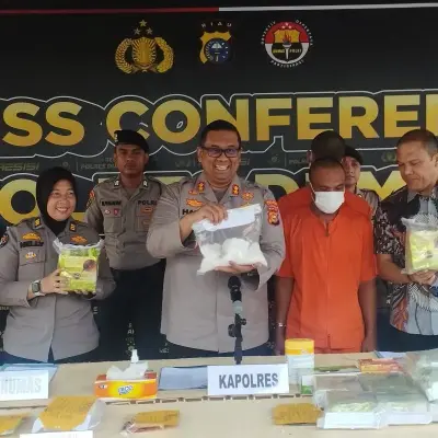Resnarkoba Polres Dumai Tangkap Dua Kurir, 29 kg Sabu dan 413 Butir Ekstasi Diamankan