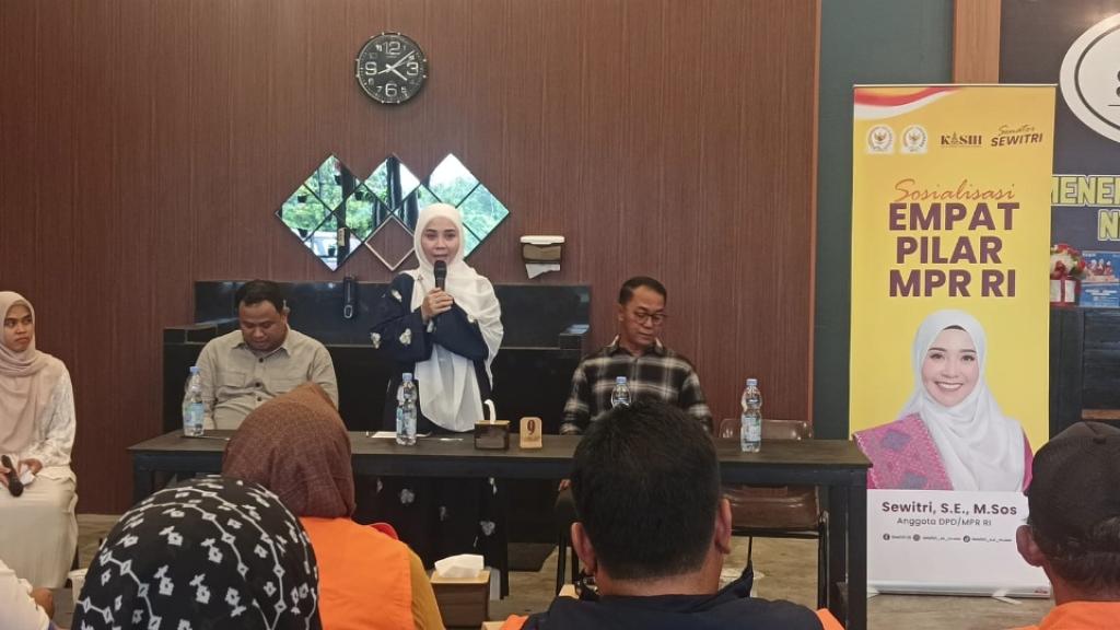 Sosialisasi Empat Pilar MPR RI, Senator Sewitri Terima Keluhan dan Aspirasi Warga Pelalawan