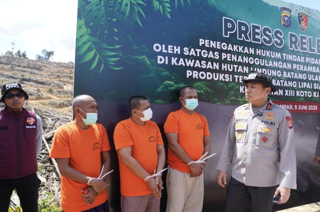 Tindak Tegas Perusakan Hutan, Polda Riau Tegaskan Komitmen Green Policing
