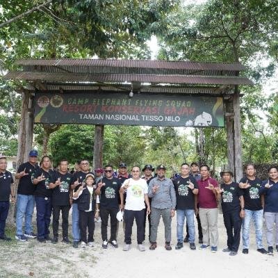 Kapolda Riau Kunjungi Taman Nasional Tesso Nilo,  Serukan Perlindungan Gajah dan Lingkungan
