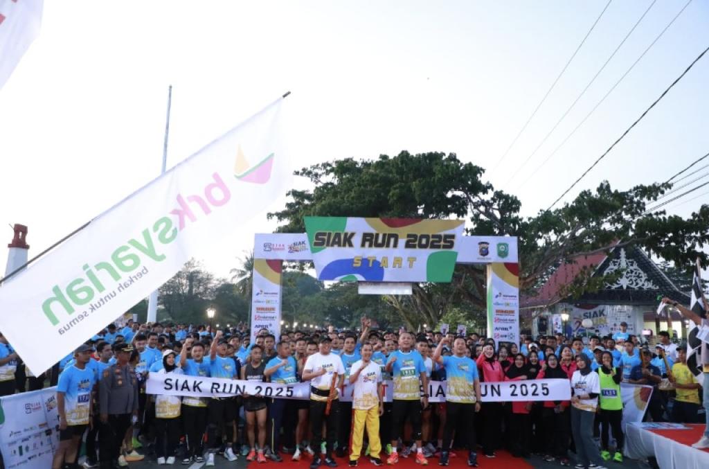 1.030 Orang Pelari Meriahkan Siak Run 2025,  Fauzi Asni:  Event Promosi Wisata dan Dongkrak Ekonomi Masyarakat