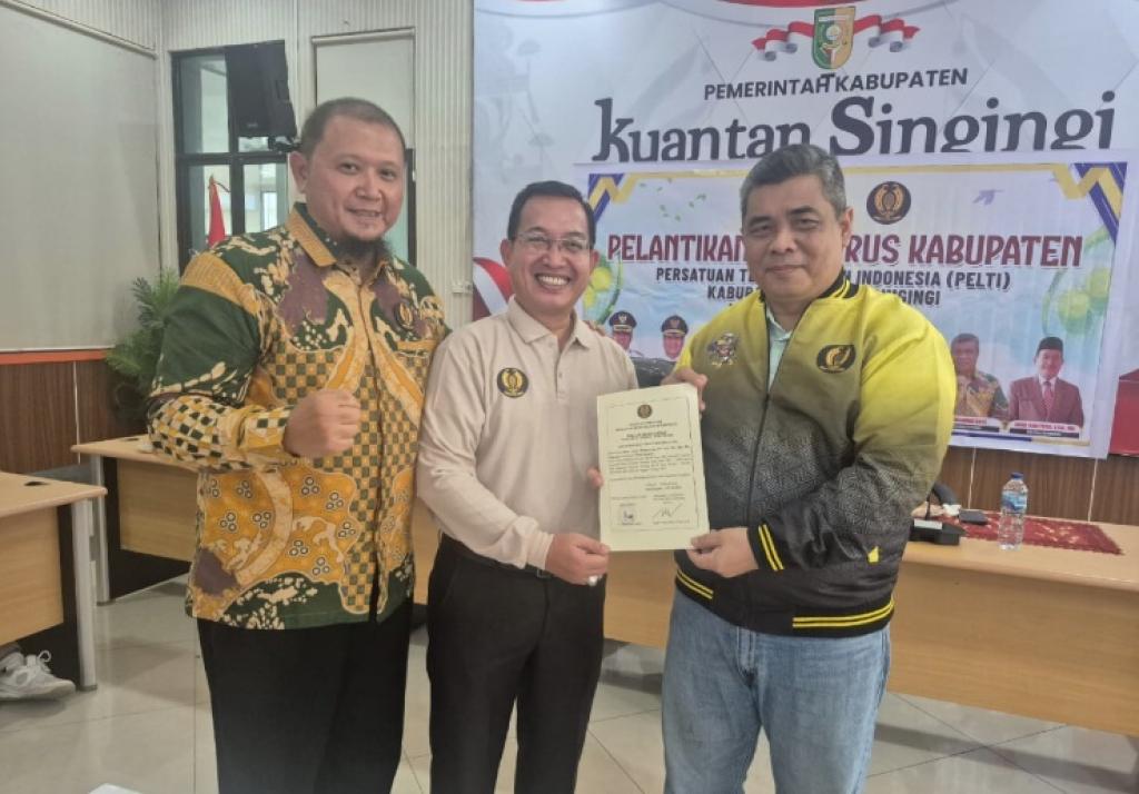 Pengurus Pelti Kuansing Resmi Dilantik, Siap Tingkatkan Prestasi Atlet Muda
