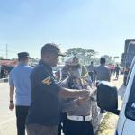 Puluhan Pengendara Terjaring Operasi Patuh Lancang Kuning 2025 di Jalan Lintas Pekanbaru-Bangkinang