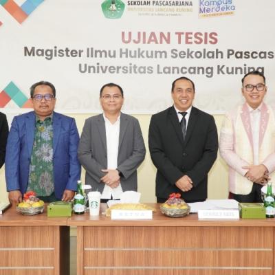 Tahniah, Kapolresta Pekanbaru Raih Gelar Magister Ilmu Hukum  Dari Sekolah Pascasarjana Unilak