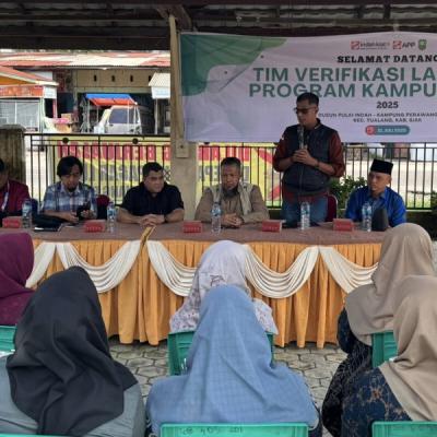 PT IKPP Dukung Penuh Kampung Perawang Barat Verifikasi Proklim Utama 2025 Tingkat Nasional