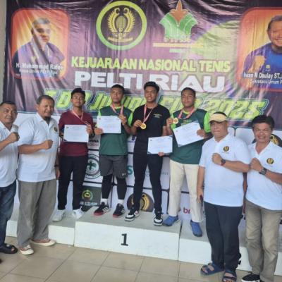 Kejuaraan Tenis Nasionasl Junior 2025, Berjalan Sukses, Ini Dia Para Juaranya
