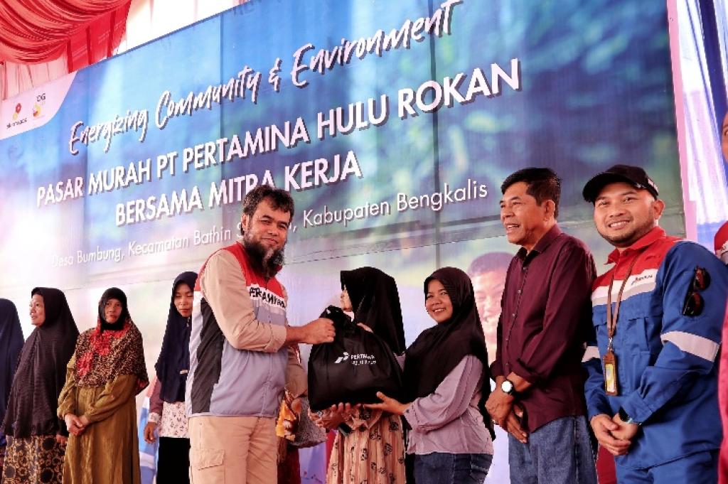 Bantu Ringankan Beban Warga, PHR Salurkan 400 Paket Pasar Murah