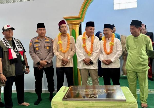 Jon Erizal dan UAS Resmikan Mushalla dan Rumah Tahfiz Qur’an Yayasan Al Awwal Bengkalis
