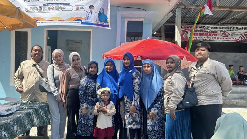 Posyandu Senang Bersama Ajak Warga Tuah Madani Cegah Diabetes Sejak Dini