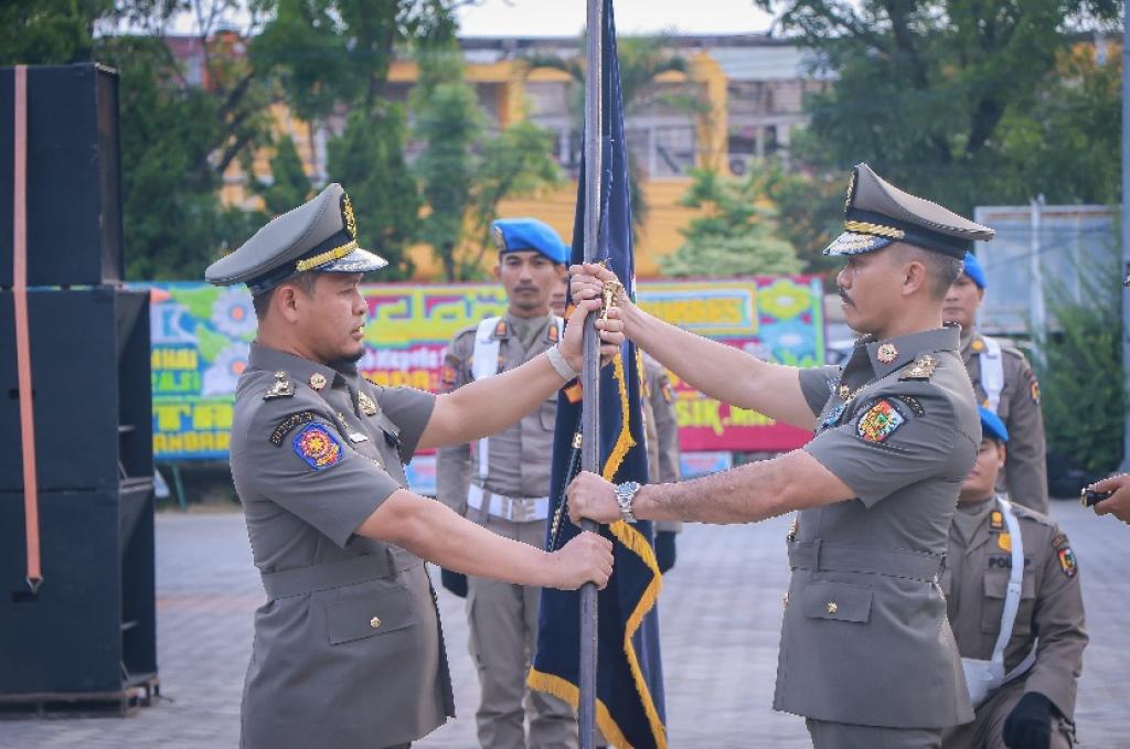 Walikota Agung Nugroho Pimpin Sertijab Kasatpoll PP Pekanbaru