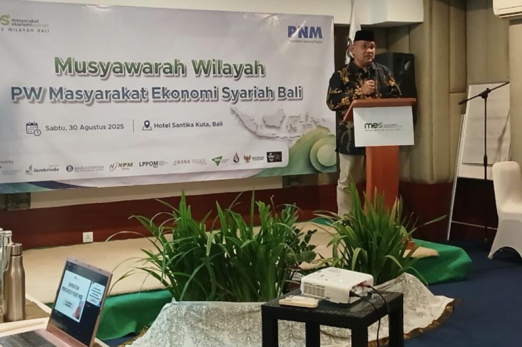 Muswil MES Bali Resmi Dibuka, Teguh Santosa Tegaskan Pentingnya Ekonomi Syariah