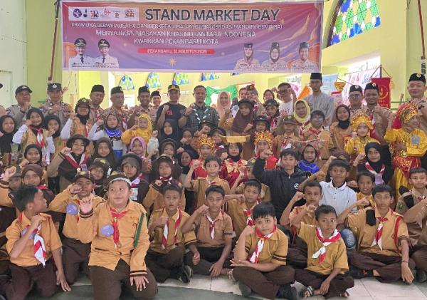Walikota Pekanbaru Apresiasi Kegiatan Market Day Pramuka Pekanbaru