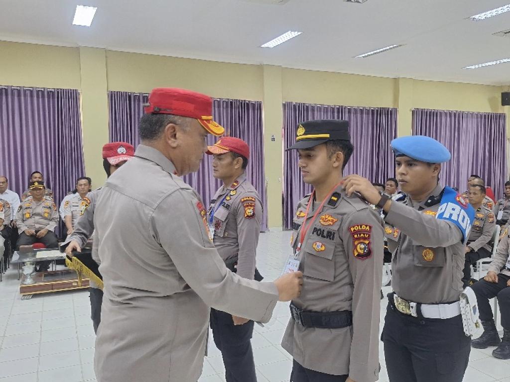 Polda Riau Gelar Pelatihan Kompetensi PAMAPTA, Jadi Garda Terdepan Pelayanan Polri
