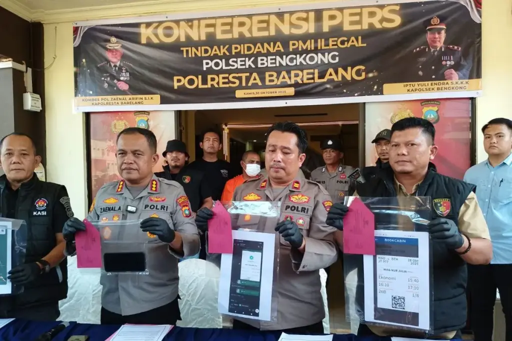 Polresta Barelang Gagalkan Pengiriman 4 Calon Pekerja Ilegal ke Kamboja