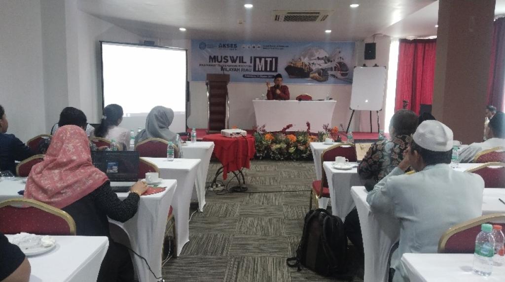 MTI Wilayah Riau Gelar Muswil I, Sunarko Terpilih Secara Aklamasi