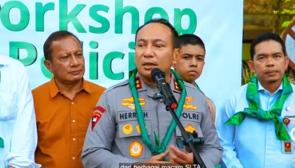 Gelar Workshop Green Policing, Polda Riau Ajak Pelajar Peduli Lingkungan