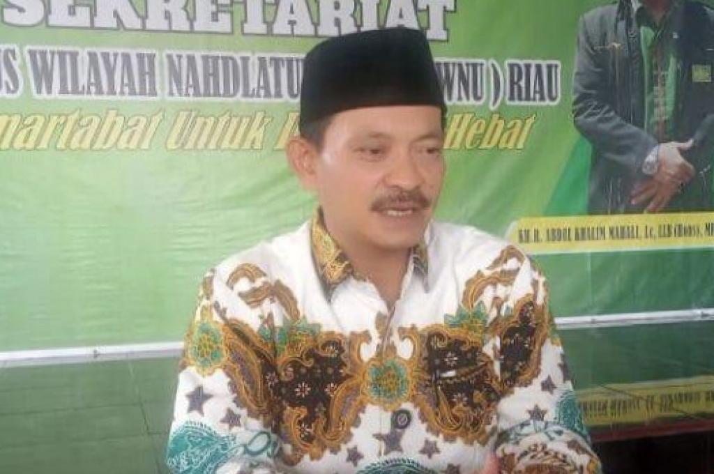 Terkait Penangkapan Gubernur Wahid, Ketua PWNU Riau Ajak Semua Pihak Hormati Proses Hukum