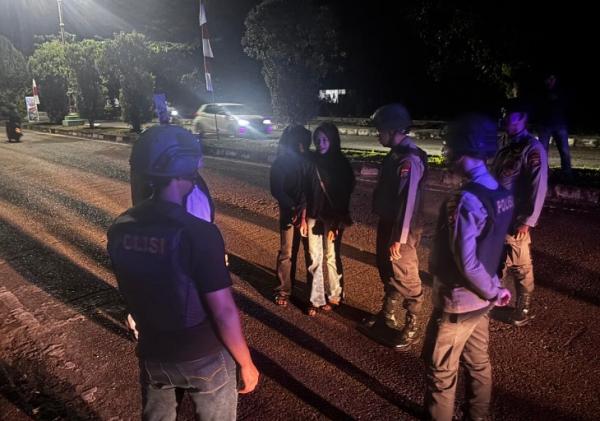 Polres Kuansing Laksanakan Patroli Tim RAGA untuk Jaga Keamanan Kota Taluk Kuantan