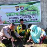 Polres Kuansing Laksanakan Program Green Policing Kapolda Riau di Dua Lokasi