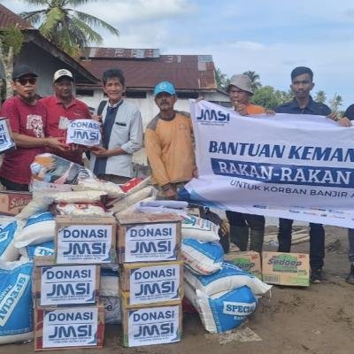 JMSI Bantu Korban Banjir Bandang di Aceh