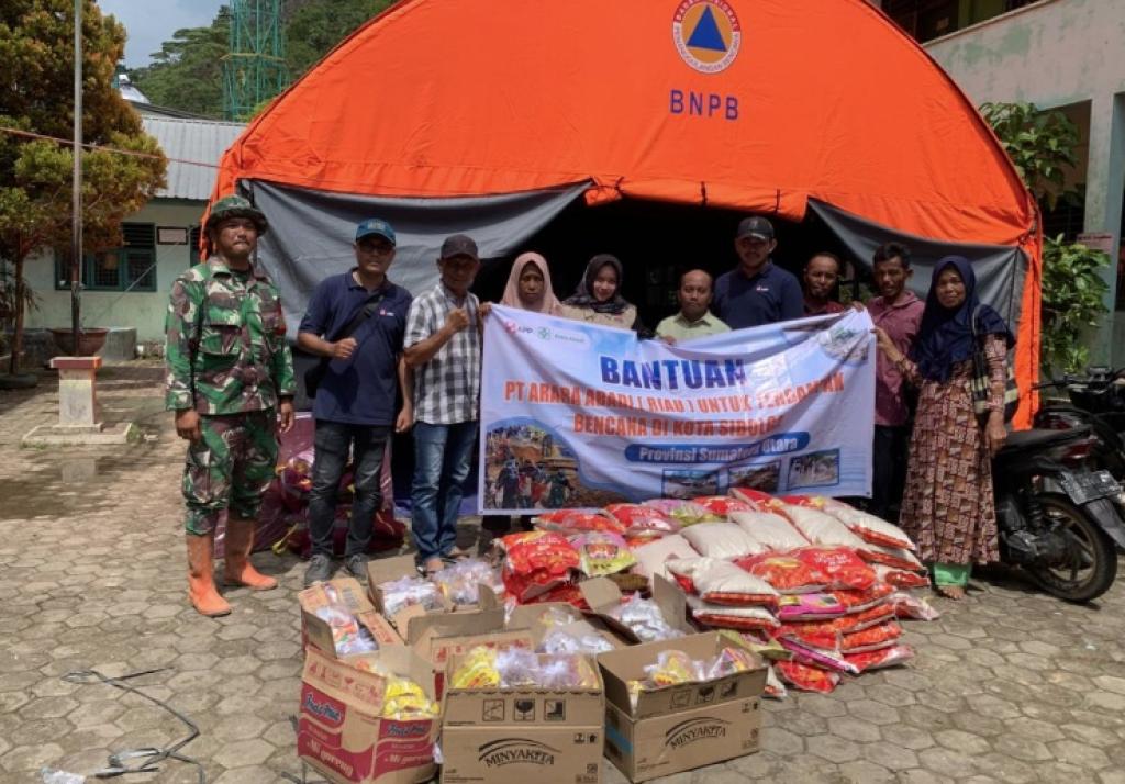 Peduli Bencana, PT Arara Abadi Bantu Warga Terdampak Banjir di Sumatera Utara