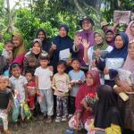 Bantu Pulihkan Psikis dan Bangkitkan Semangat Para Korban Bencana Alam, Tim Trauma Healing Mabes Polri Turun ke Palembayan, Kabupaten Agam