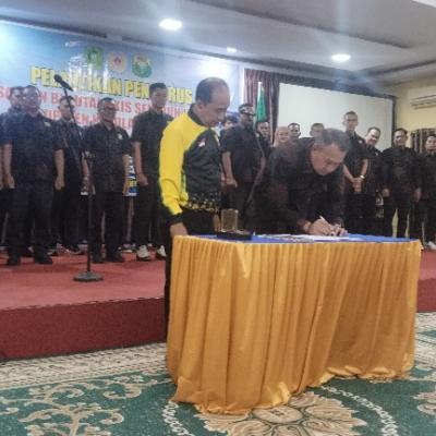 Resmi Dilantik, Pengurus PBSI Kepulauan Meranti Siap Angkat Prestasi Cabor Bulutangkis