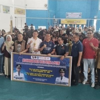 Diikuti 38 Tim se-Riau, Wakil Walikota Pekanbaru Buka Kejuaraan Bola Voli Antar SLTP