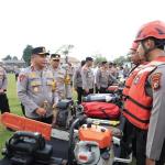 Pintu Air PLTA Koto Panjang Dibuka, Kapolda Riau Siagakan Pasukan Antisipasi Banjir