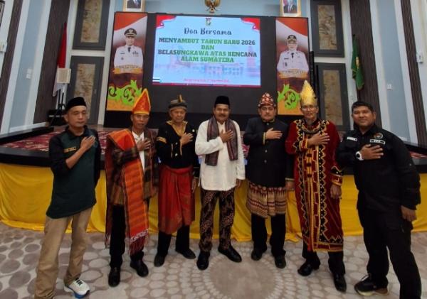 Doa Bersama Sambut Tahun Baru 2026 dan Bela Sungkawa Bencana Alam Sumatra Digelar di Balai Bupati Kampar