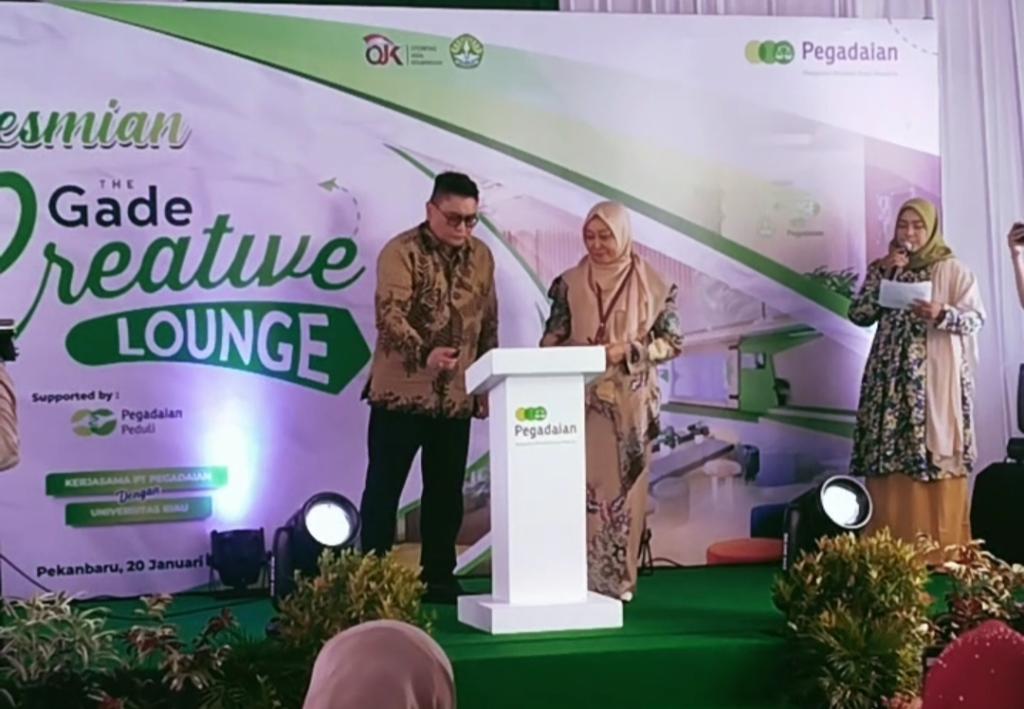 Jadi Wadah Penyaluran Kreativitas, Unri dan Pegadaian Resmikan The Gade Creative Lounge