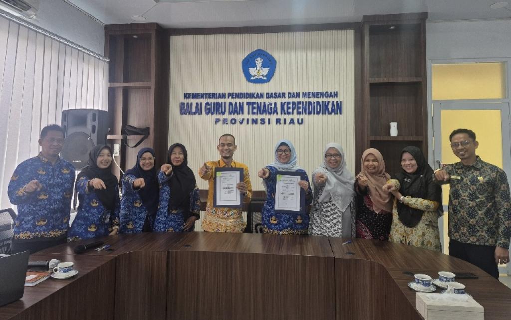 Tingkatkan Kompentensi Guru, Akademi GaSinG Riau Teken MoU dengan BGTK