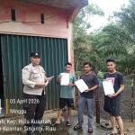 Waspada El Nino, Polsek Kuantan Mudik dan Hulu Kuantan Gencarkan Sosialisasi Karhutla