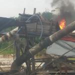 Polsek Kuantan Tengah Tindak Tegas Aktivitas PETI di Sentajo Raya, Enam Rakit Dimusnahkan