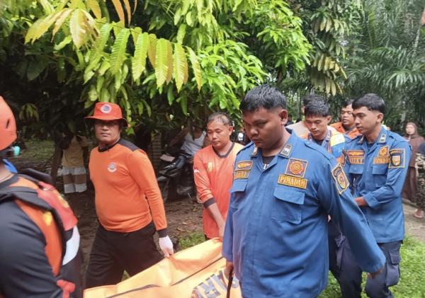Polsek Pangean Bersama Tim Gabungan Temukan Korban Tenggelam di Sungai Kuantan
